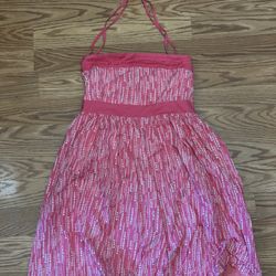 Y2K Volcom Halter Top Pink Dress Size Medium