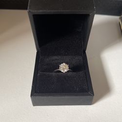 Moissanite Silver 925 Ring New 