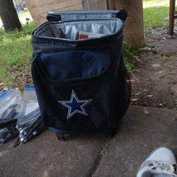 Blue And Silver Cowboys Cooler 