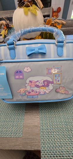 Loungefly Sanrio Cinnamoroll Blue Striped Handbag