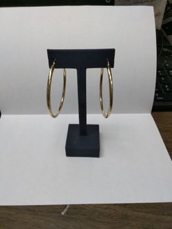 Bangle earrings 14k