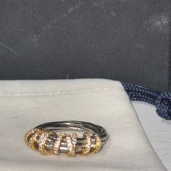 David Yurman Cross Over Ring Size 8 New 