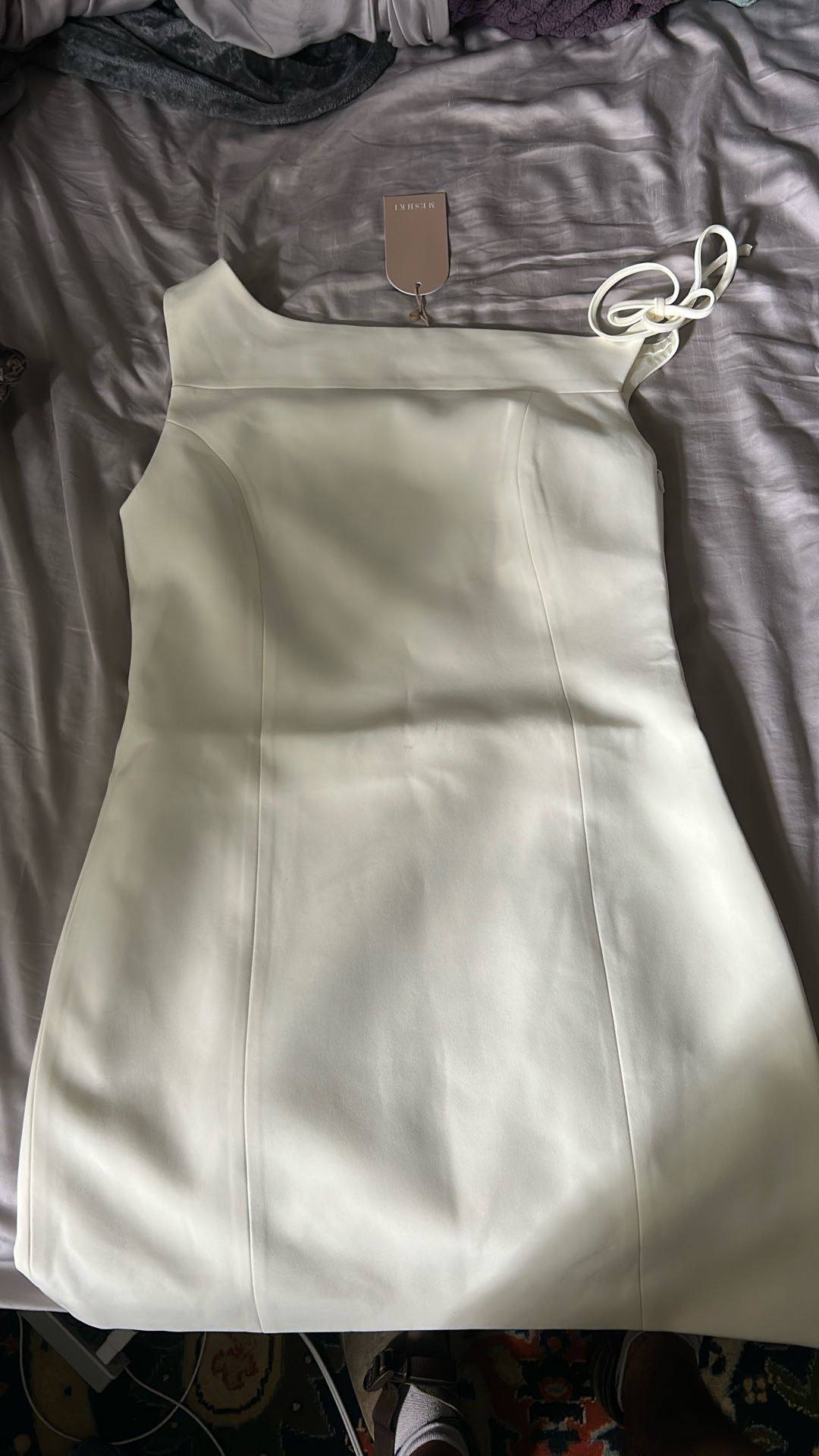 Baker Suiting Off The Shoulder Dress
