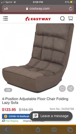 Folding floor sofa