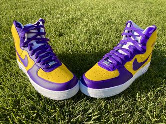 Lakers air force 1 high cheap top