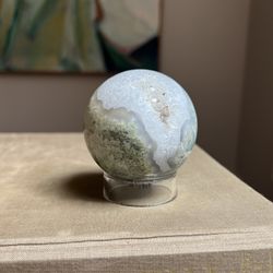 Druzy Miss Agate Sphere ( 2 1/2” ) firm on price 