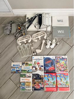 Wii Console x 2 & Accessories + Games