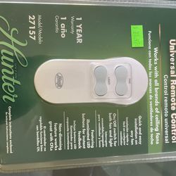 Universal remote control for ceiling fan