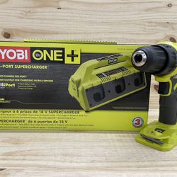 Ryobi 18v 6-port supercharger and drill (tool only)