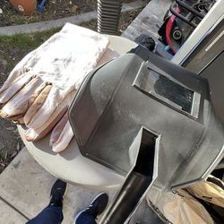 Welding Gloves And Mask Beginners FREE