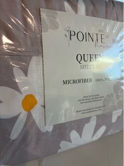 Pointehaven Bedding Queen Bed Sheet Set- 4 Pieces- 100% Polyester Microfiber