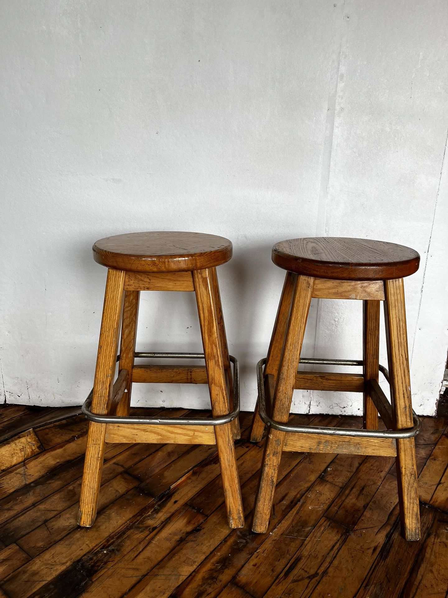 (2) Heavy Duty Stools
