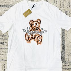 White Burberry Tee