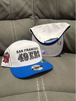MLB new era San Francisco 49ers white black brim super bow latch 9fifty a frame SnapBack hats