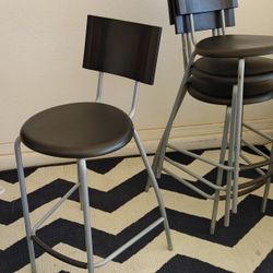 Plastic Bar Stools (4)