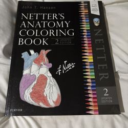 netters anatomy coloring book/study book