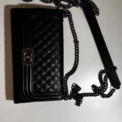 Quilted Mini Crossbody Bag & Calvin Klein Belt