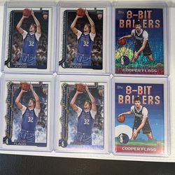2025-27 Topps Cooper Flagg 6 Card lot