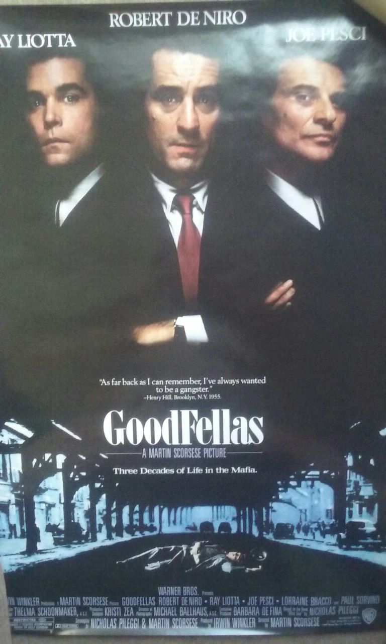 Scarface and Goodfellas Posters