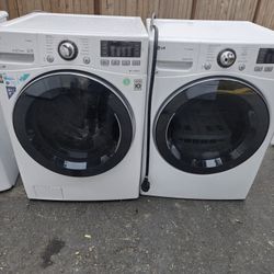 Lg Washer And Dryer Set Electric 