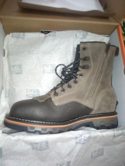 Men's True Grit Side-Zip 8" Composite Toe Waterproof Work Boot