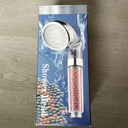 LED Hand Held Shower Head w/ Filteration System