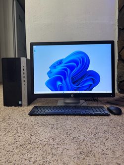 i5 HP ProDesk 600 Desktop Computer System SSD HD