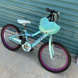 20” Girls Bike With Helmet