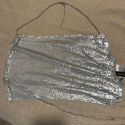 Silver Backless Chain Top
