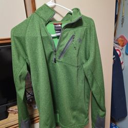 The North Face Green Pullover Fleece Jacket Men’s Polyester