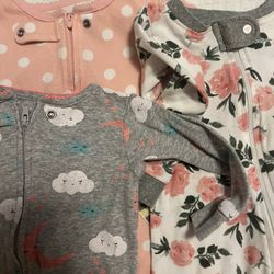 12 Months Carter’s Sleepers (6) - Girls