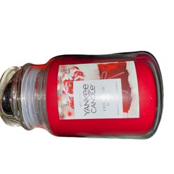 Yankee Candle Christmas Magic Scented Large Jar Candle 22 oz Red