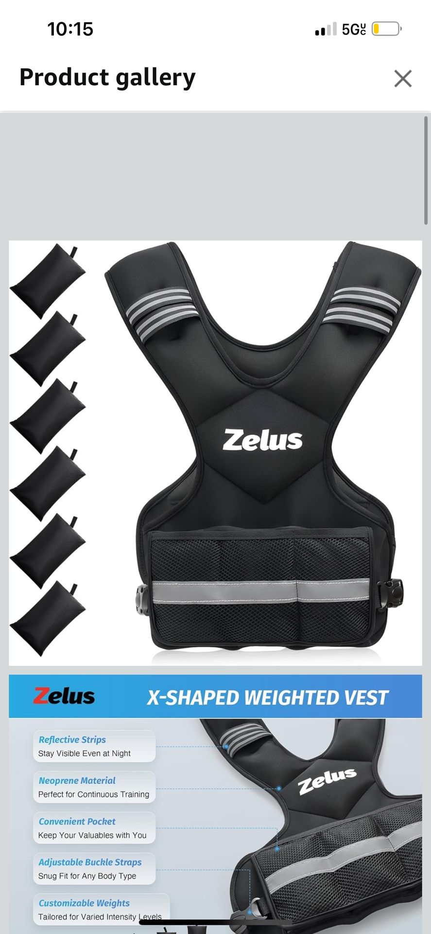 20lb/20-32lb Vest with 6 Ironsand Weights for Home Workouts | Adjustable Body Weight Vest Exercise Set for Cardio and Strength Training