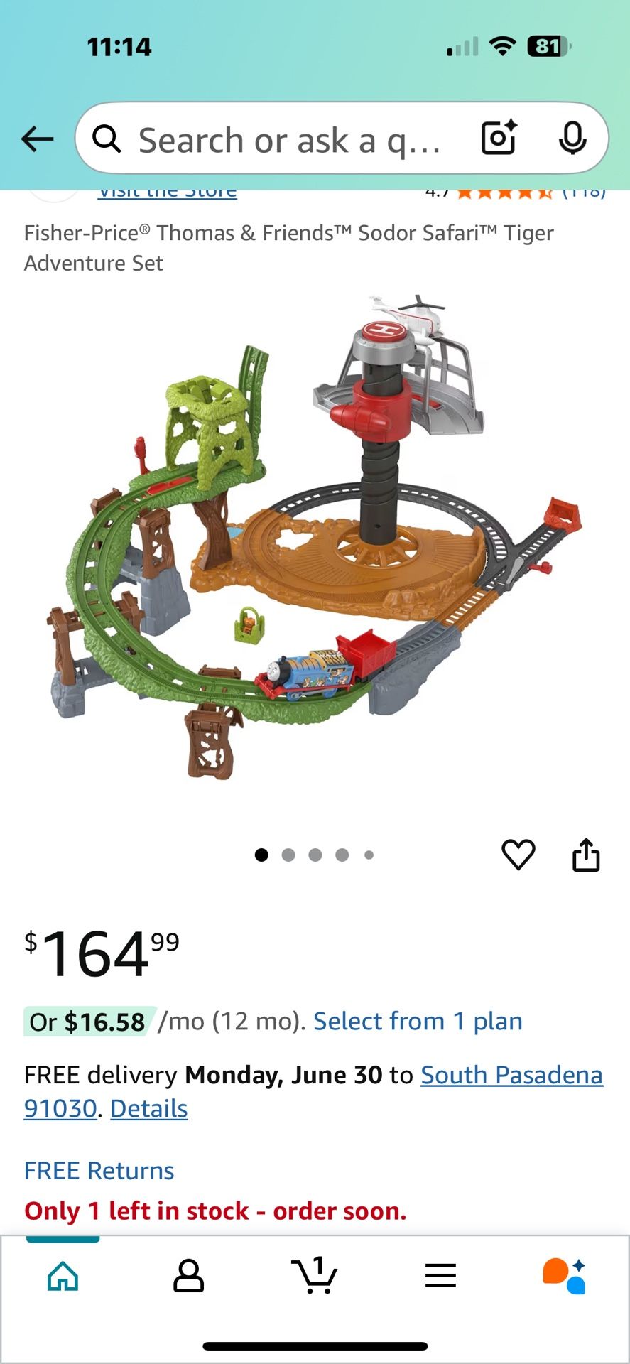 Thomas & Friendsâ„¢ Sodor Safari Adventure Set