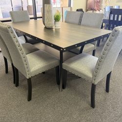 Dining Table With 6 Chairs 