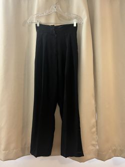 Tuxedo Pants, Black/Size 5-Vintage