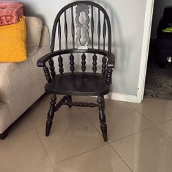 Black Woden Chair