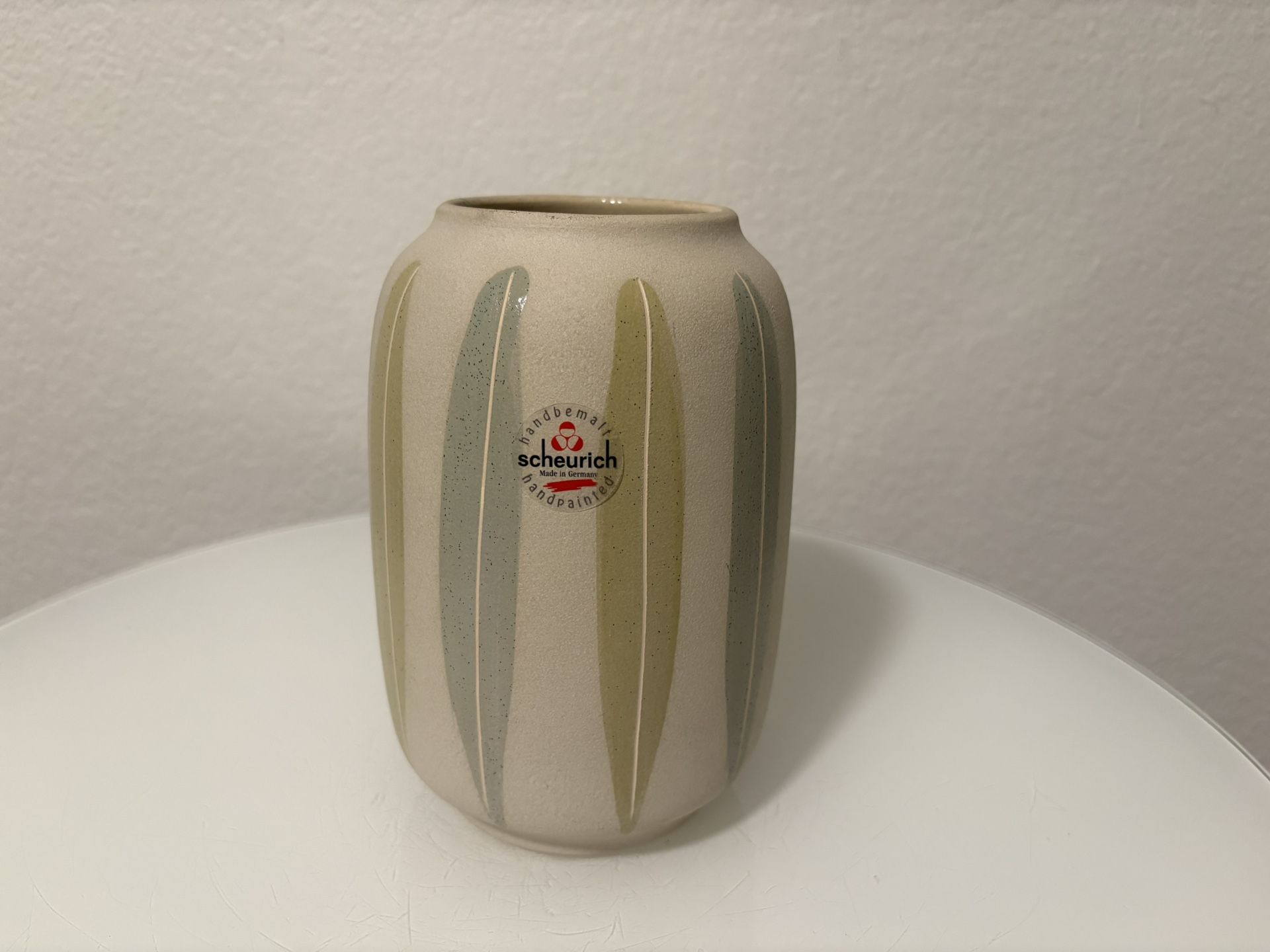 Scheurich Hand-Painted MCM Vase