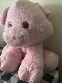 Large Pink Pig Stuffed Animal Plush