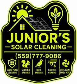 Junior’s solar cleaning