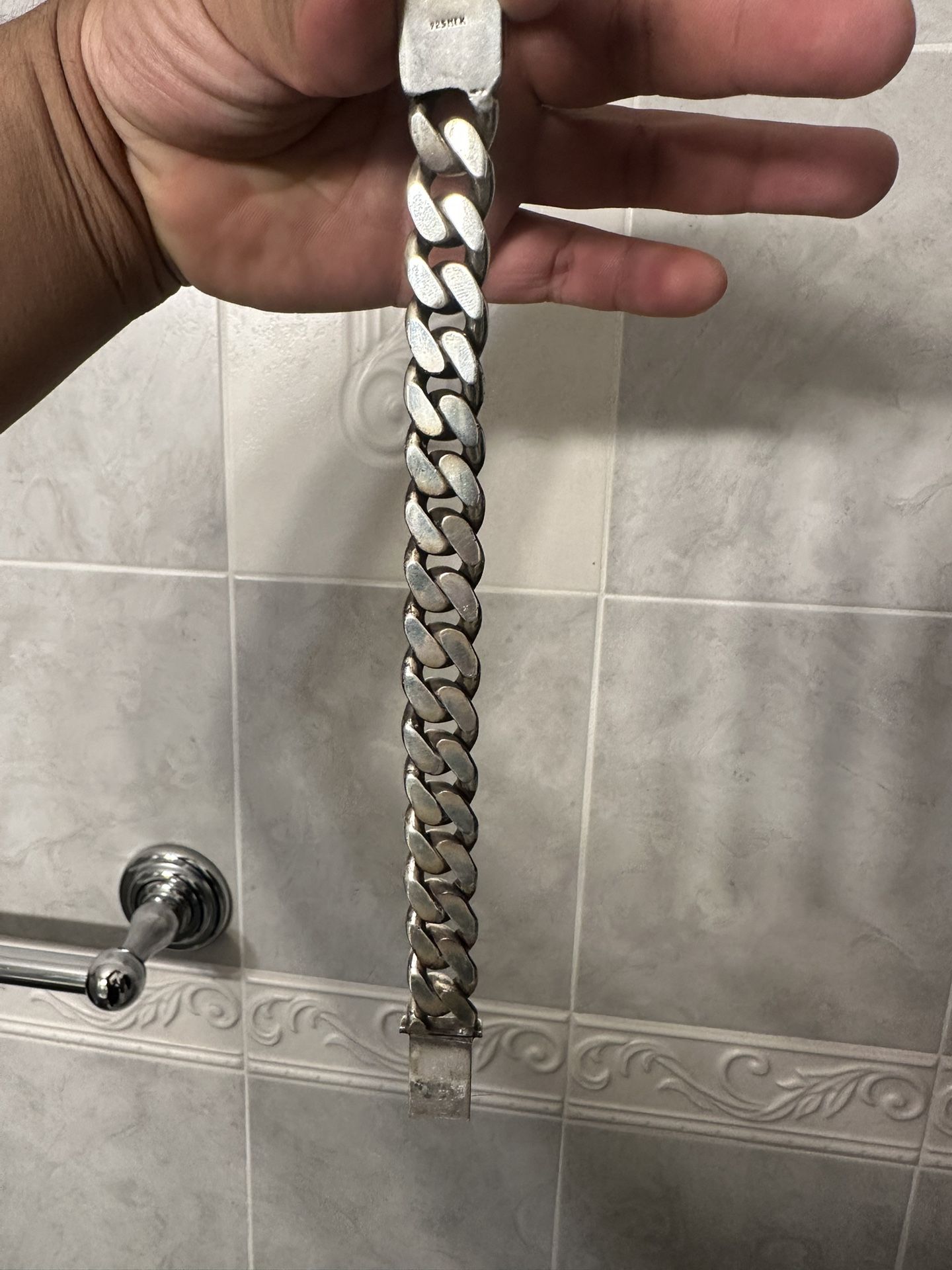 Bracelet Cuban Silver