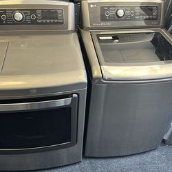 Lg top load washer and dryer set