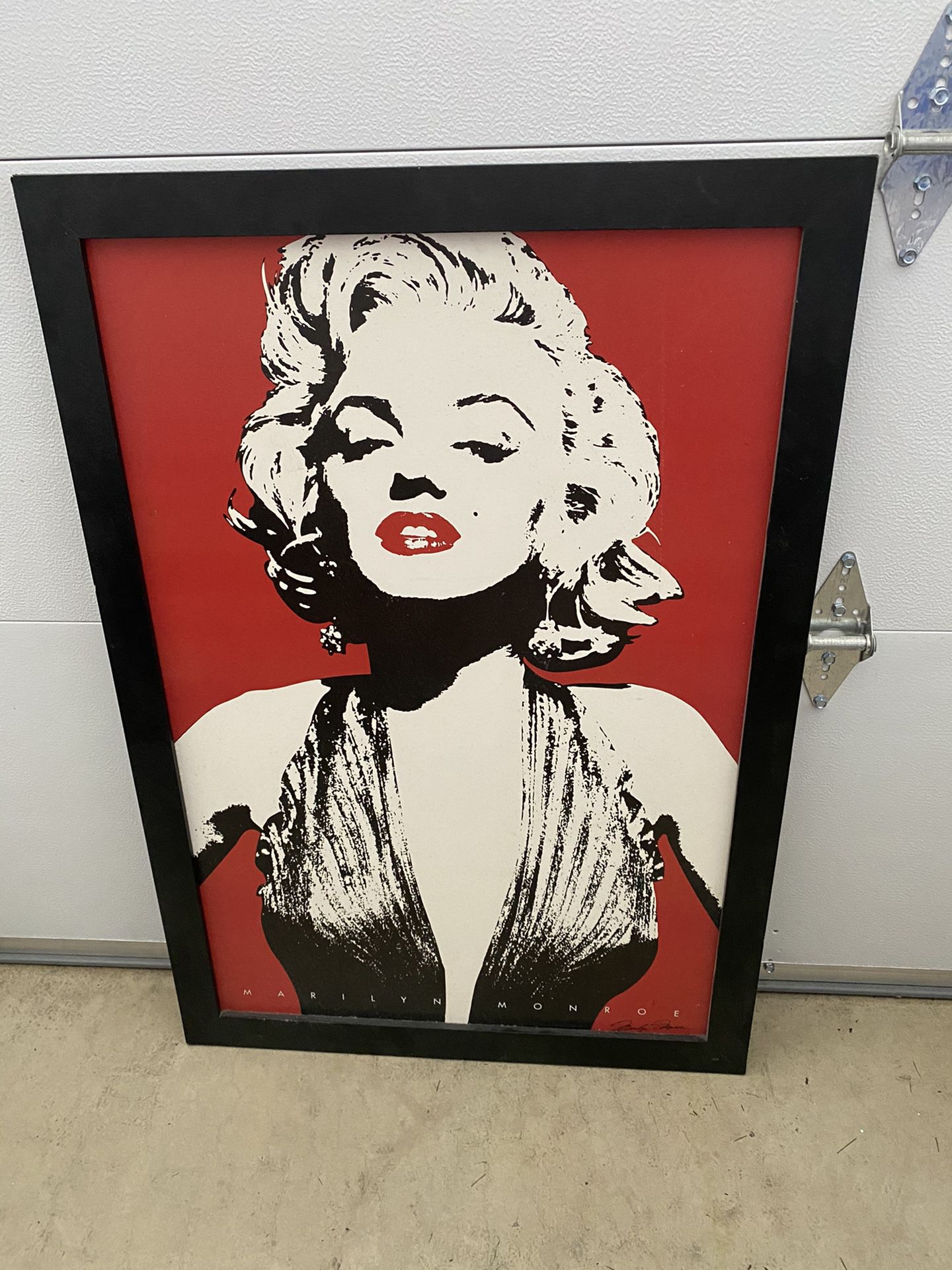 Large Framed Marilyn Monroe