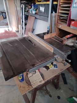 Vintage Craftsman Table Saw   Cabinet "100"
