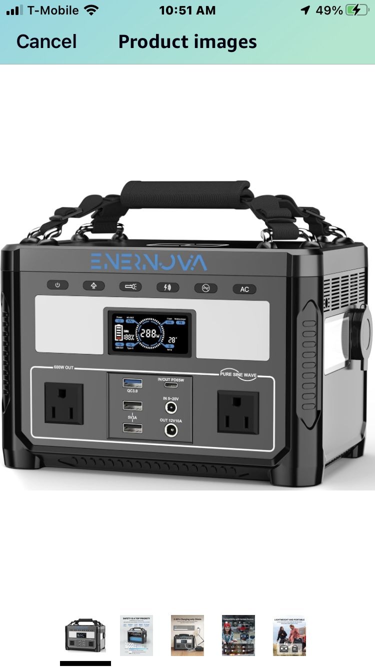 Solar Portable Backup