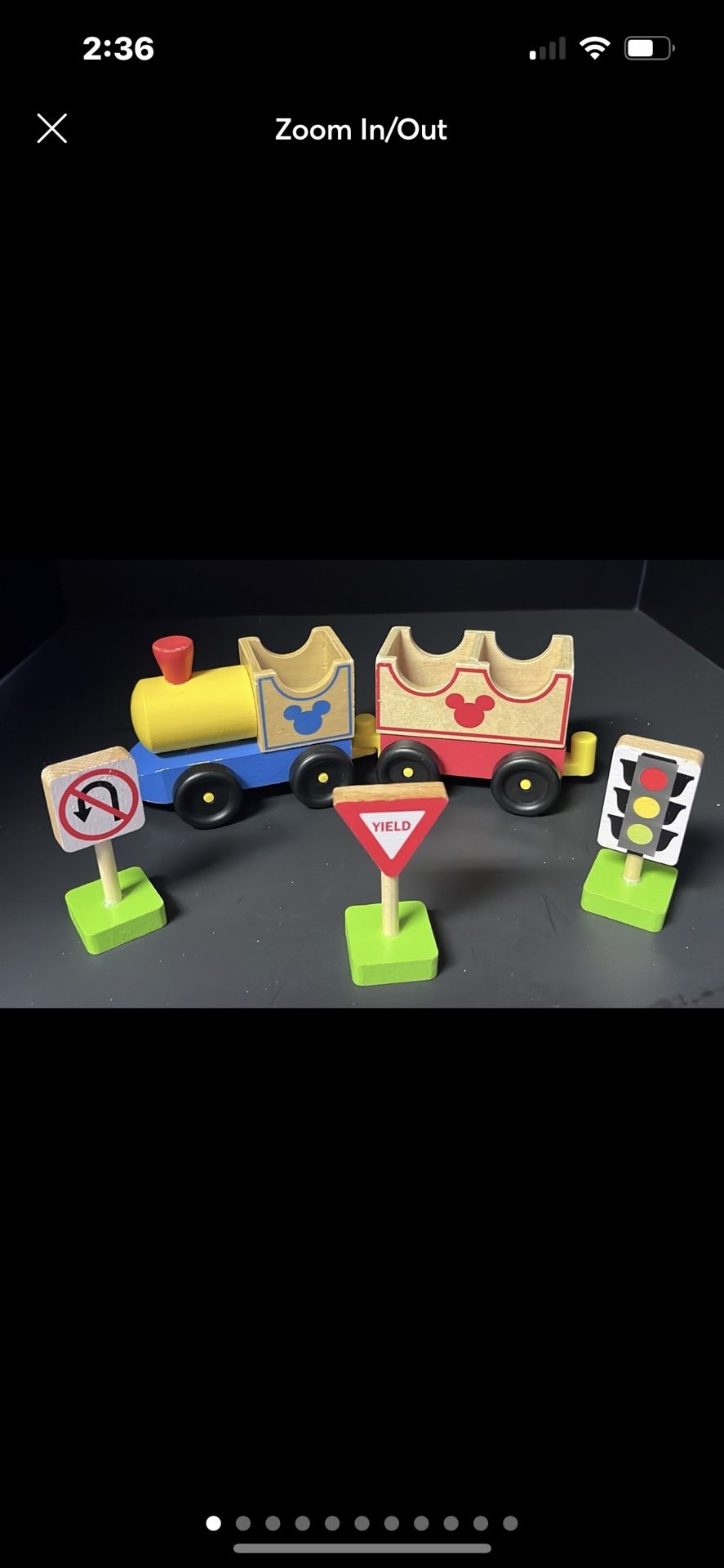 Melissa and Doug Disney train 5pc lot