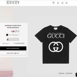 Anti Designer Shirt - Gucci