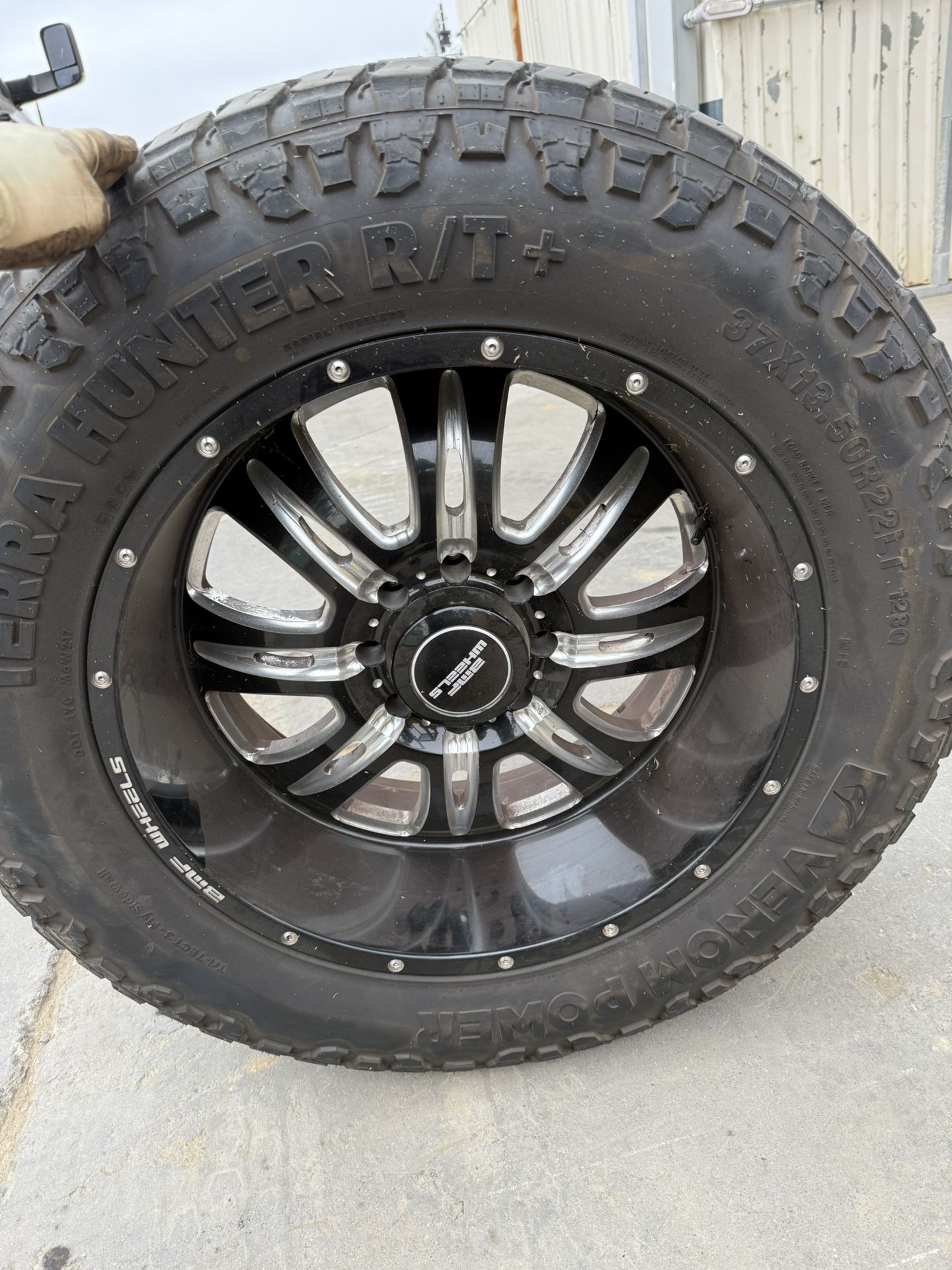 22” BMF Wheels 8x165 With 37” Tires