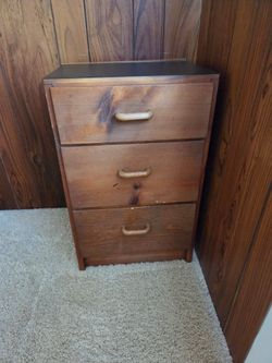 Wood nightstands