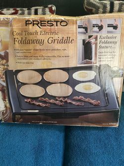 Presto cool touch foldaway Griddle